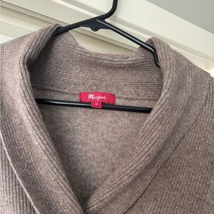 Monsoon Taupe Ribbed Knit Top